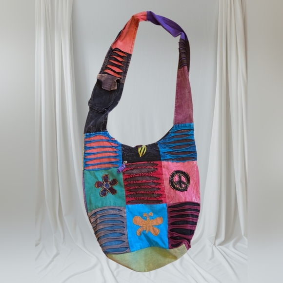 Handbags - Boho Patchwork Sling Bag /‎ Hippie Crossbody